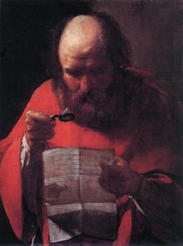 喬治 德 拉 圖爾 Saint Jerome Reading